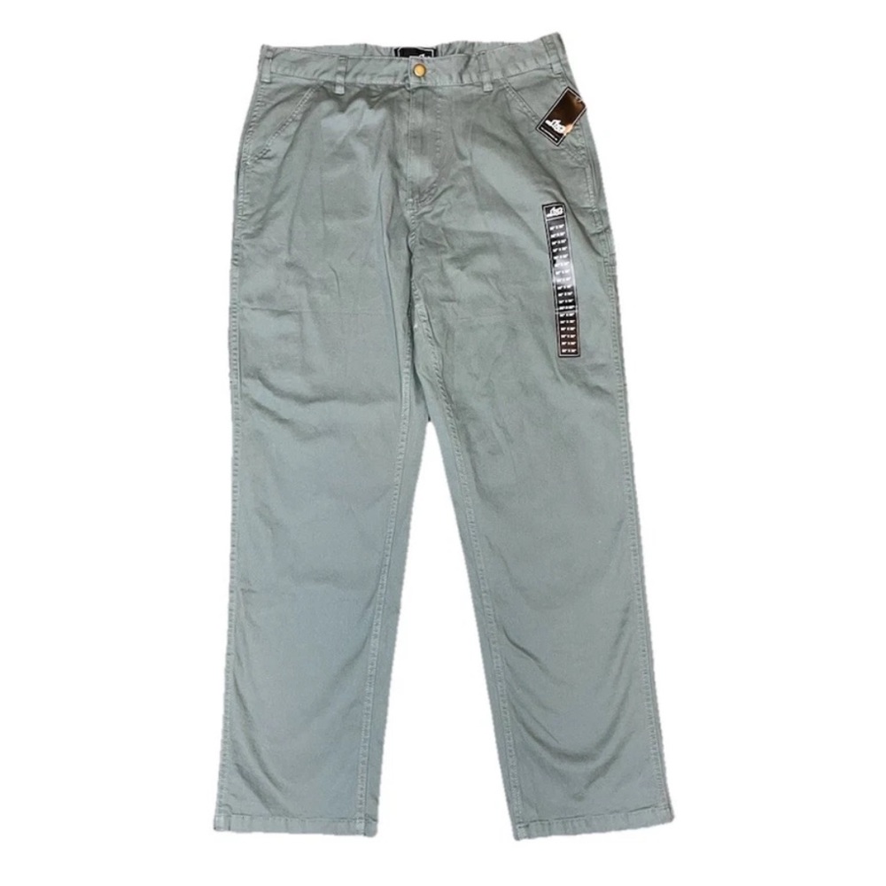 Lost Olive Khaki Green Chino Flat Front Pocketed Pants Men’s NWT 32’’ X 30”